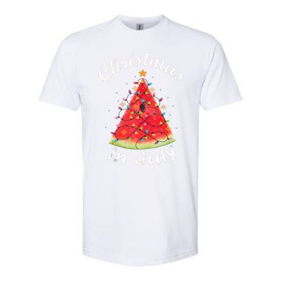 Christmas In July Melon Xmas Tree Summer Tank Top Softstyle CVC T-Shirt