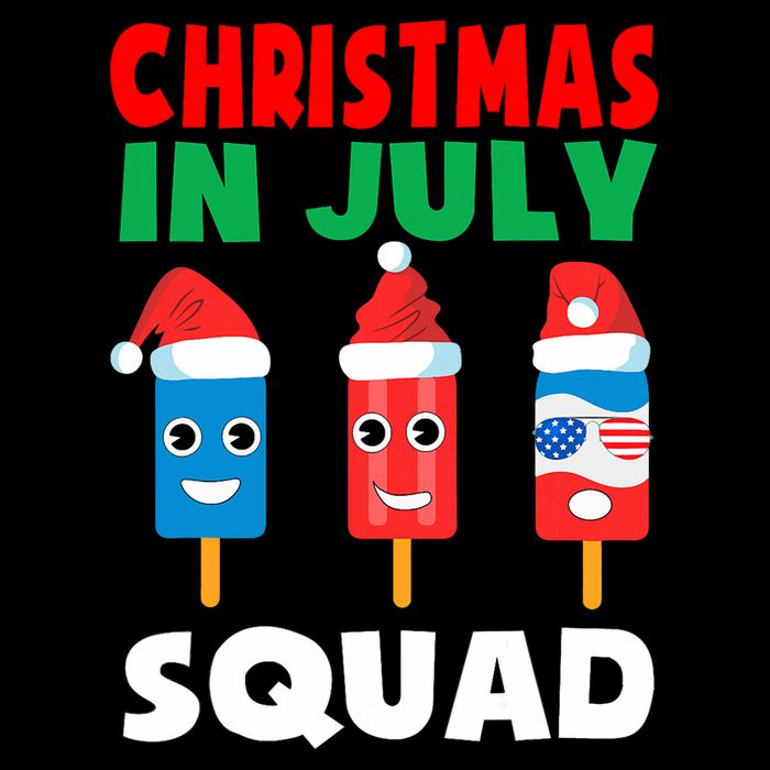 Christmas In July Squad Crew Cute Ice Pops In Santa Hat Impact Tech Backpack