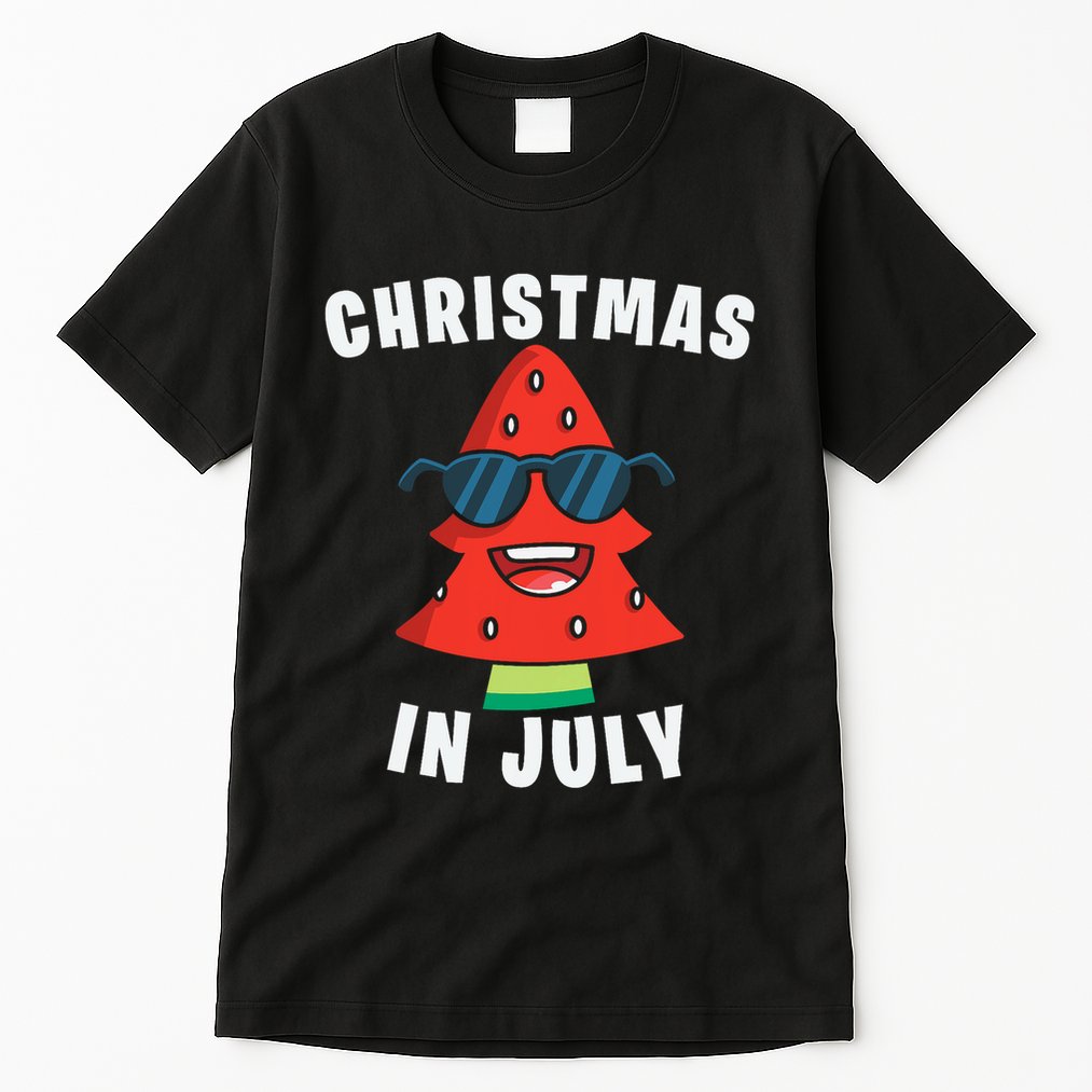 Christmas In July Summer Xmas Decoration Tall T-Shirt