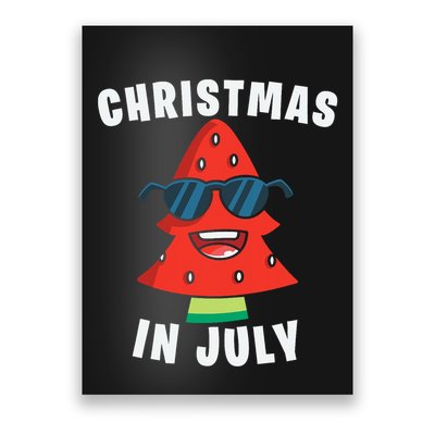 Christmas In July Summer Xmas Decoration Poster