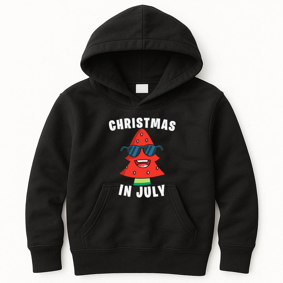 Christmas In July Summer Xmas Decoration Kids Hoodie