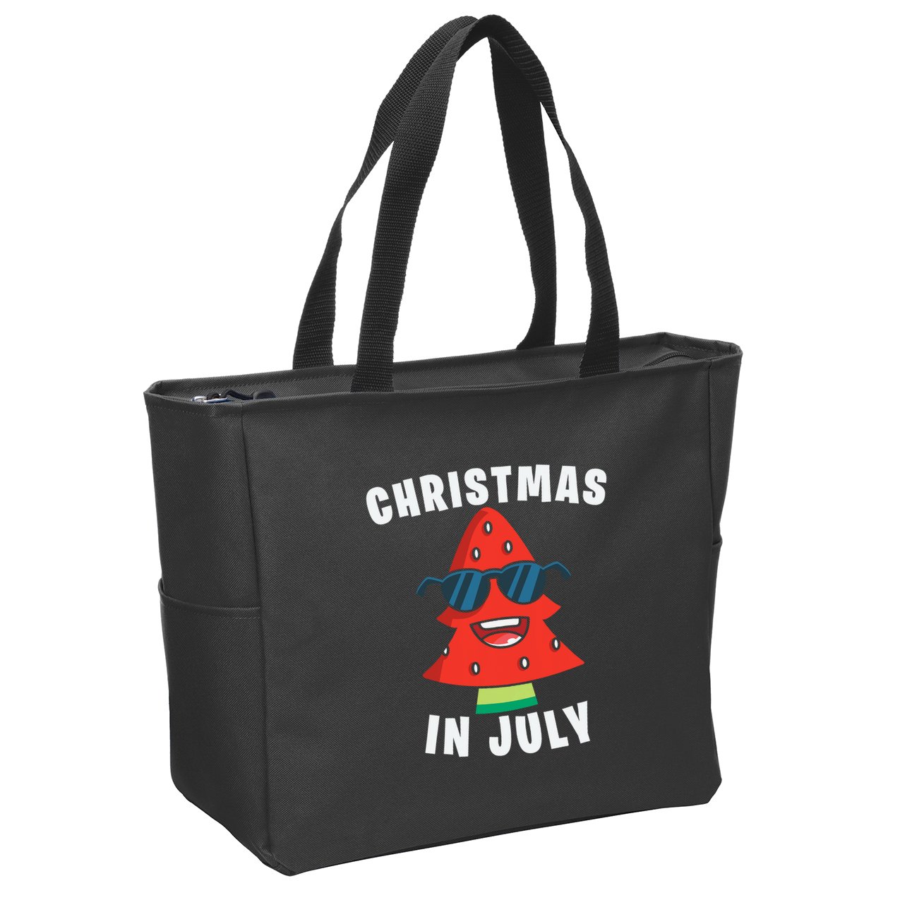 Christmas In July Summer Xmas Decoration Zip Tote Bag