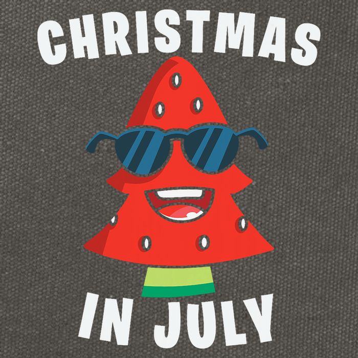 Christmas In July Summer Xmas Decoration Cotton Canvas Backpack