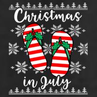 Christmas In July Ugly Christmas Flip Flops 25L Jumbo Tote