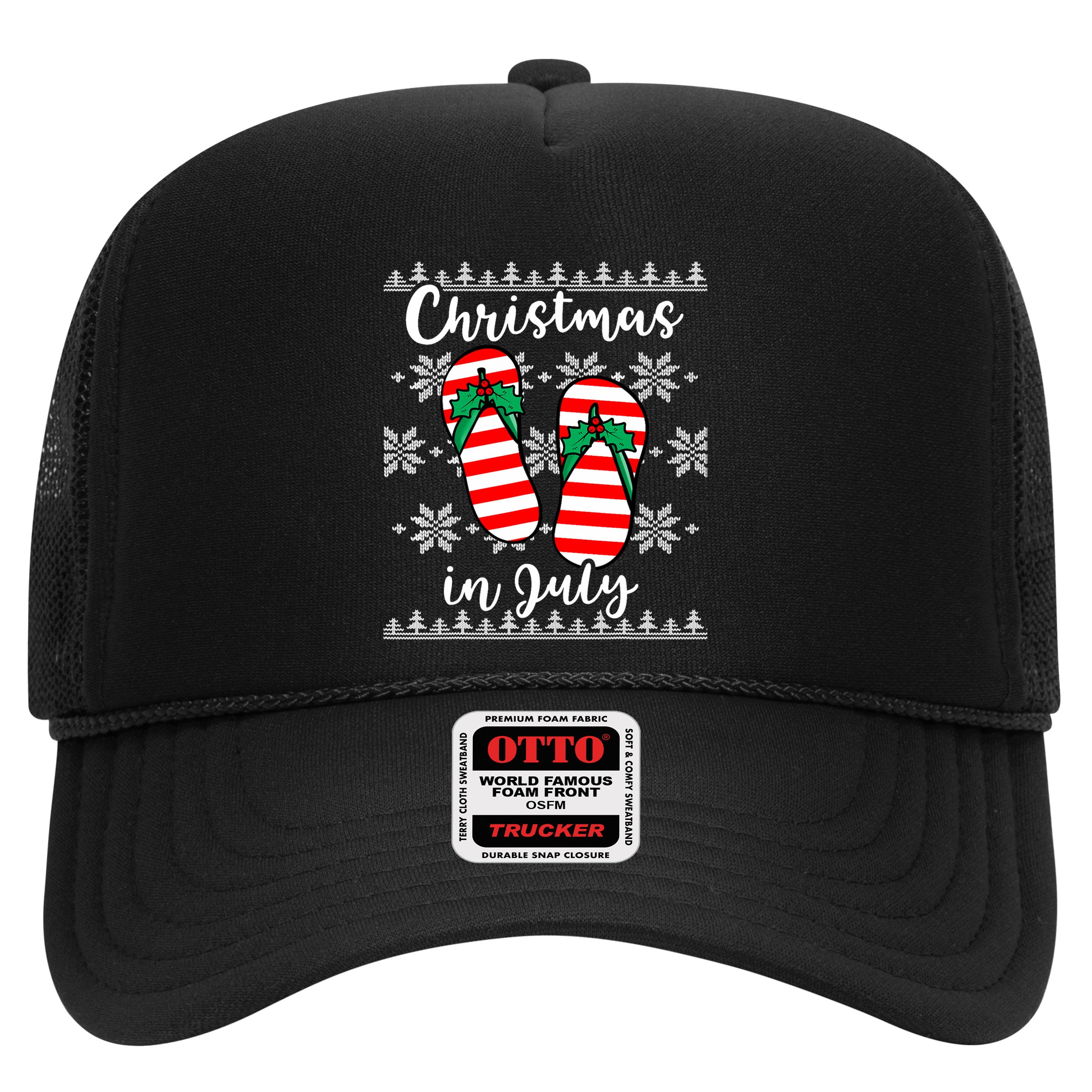 Christmas In July Ugly Christmas Flip Flops Hat