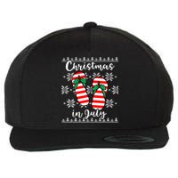 Christmas In July Ugly Christmas Flip Flops Wool Snapback Cap