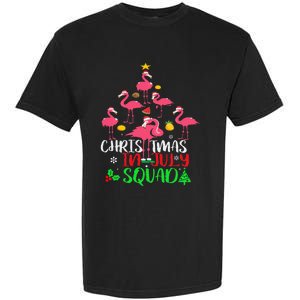 Christmas In July Squad Funny Summer Xmas Garment-Dyed Heavyweight T-Shirt