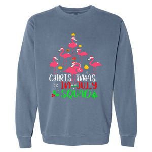 Christmas In July Squad Funny Summer Xmas Garment-Dyed Sweatshirt