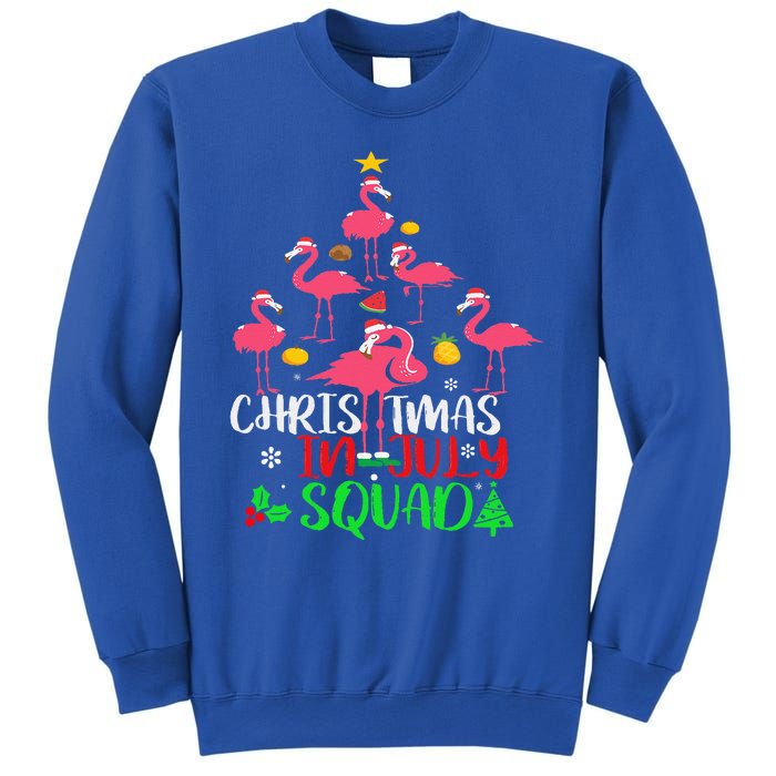 Christmas In July Squad Funny Summer Xmas Sweatshirt