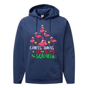 Christmas In July Squad Funny Summer Xmas Performance Fleece Hoodie