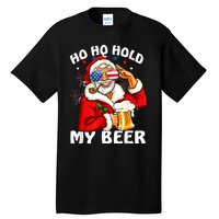 Christmas In July | Santa Ho Ho Hold My Beer Tall T-Shirt