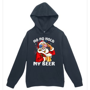 Christmas In July | Santa Ho Ho Hold My Beer Urban Pullover Hoodie