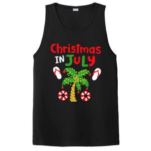 Christmas in July Funny Summer Xmas PosiCharge Competitor Tank