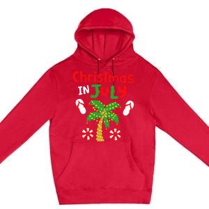 Christmas in July Funny Summer Xmas Premium Pullover Hoodie