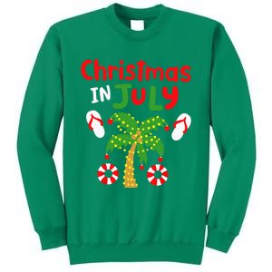 Christmas in July Funny Summer Xmas Sweatshirt