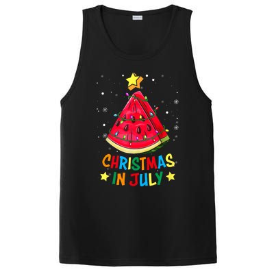 Christmas In July Watermelon Xmas Tree Summer PosiCharge Competitor Tank