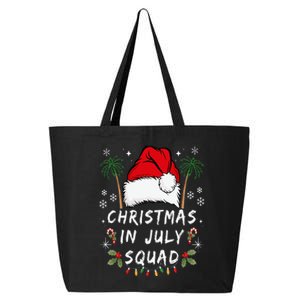 Christmas In July Squad Funny Summer Xmas 25L Jumbo Tote