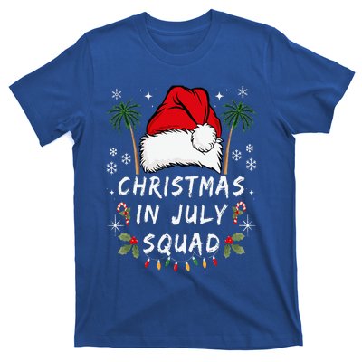 Christmas In July Squad Funny Summer Xmas T-Shirt