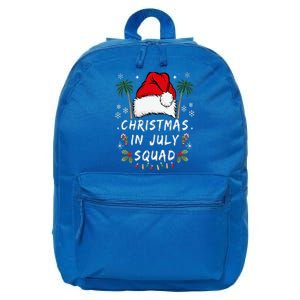 Christmas In July Squad Funny Summer Xmas 16 in Basic Backpack