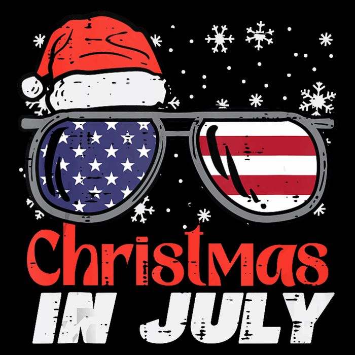 Christmas In July Us Flag Santa Patriot Tank Top Impact Tech Backpack