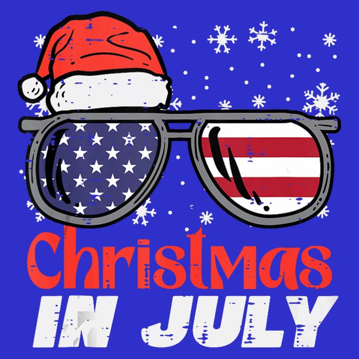 Christmas In July Us Flag Santa Patriot Tank Top 16 in Basic Backpack