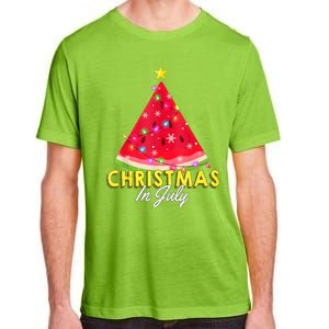 Christmas In July Watermelon Xmas Tree Summer M Tank Top Adult ChromaSoft Performance T-Shirt