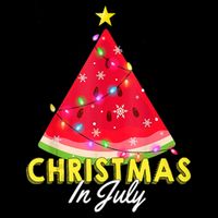 Christmas In July Watermelon Xmas Tree Summer M Tank Top Sweatshirt