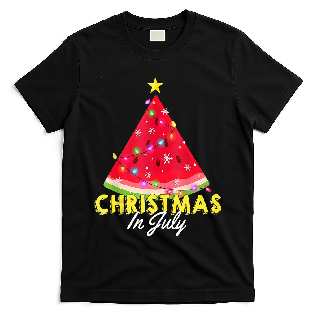 Christmas In July Watermelon Xmas Tree Summer M Tank Top T-Shirt