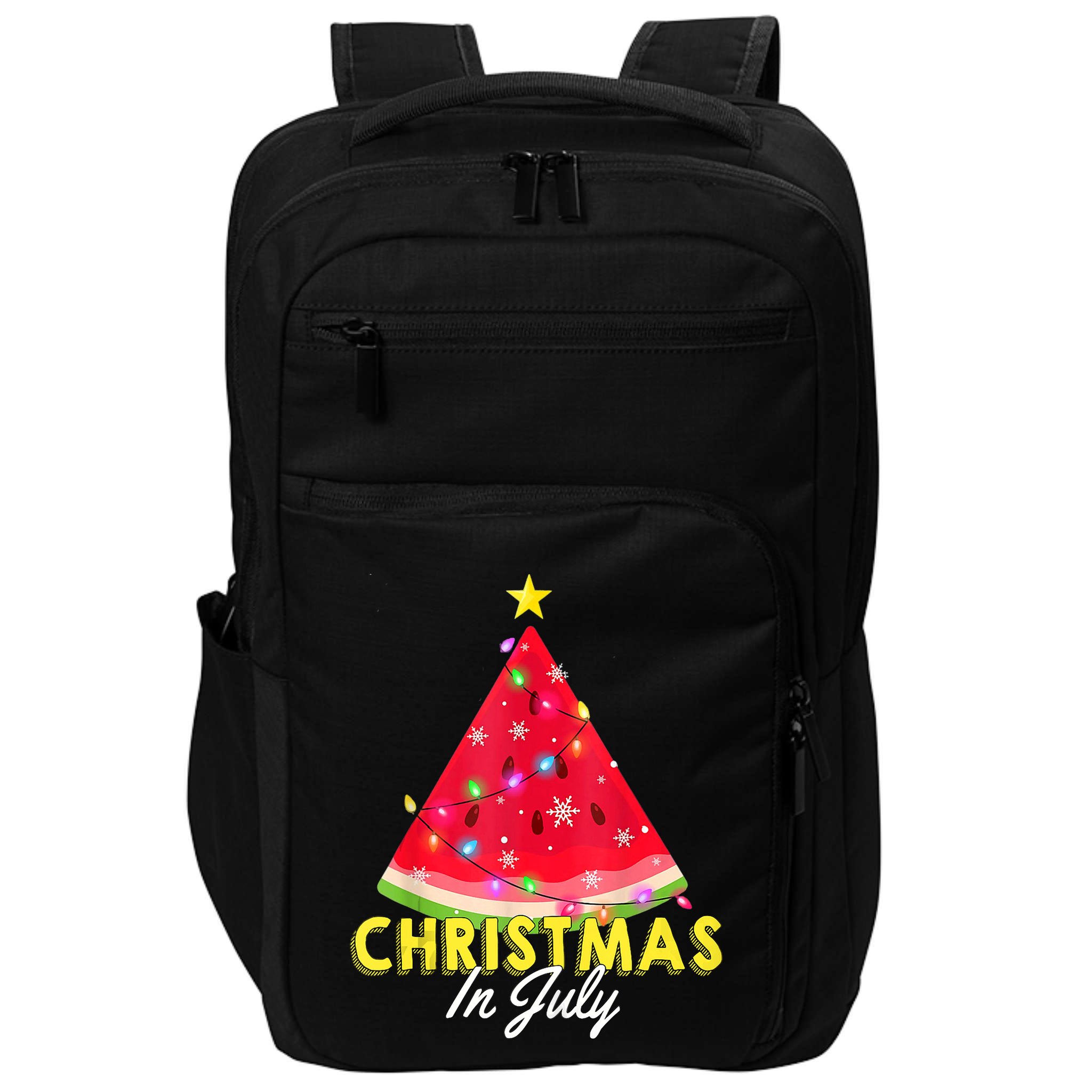 Christmas In July Watermelon Xmas Tree Summer M Tank Top Impact Tech Backpack