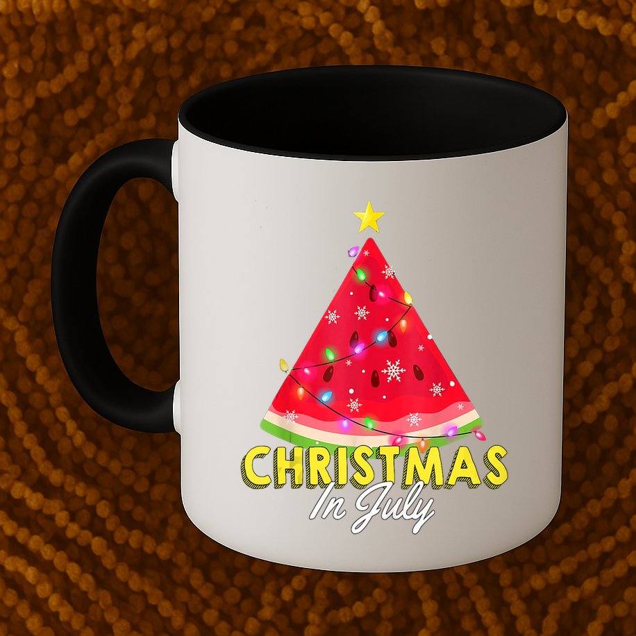 Christmas In July Watermelon Xmas Tree Summer M Tank Top Mug