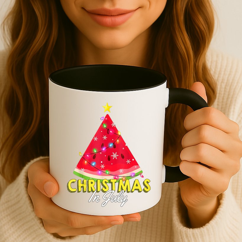 Christmas In July Watermelon Xmas Tree Summer M Tank Top Mug