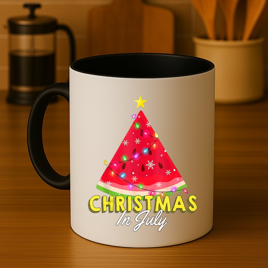 Christmas In July Watermelon Xmas Tree Summer M Tank Top Mug