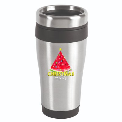 Christmas In July Watermelon Xmas Tree Summer M Tank Top 16oz Travel Tumbler