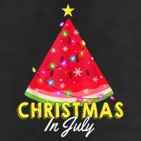 Christmas In July Watermelon Xmas Tree Summer M Tank Top 25L Jumbo Tote
