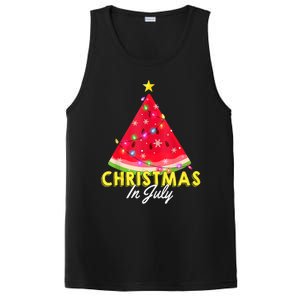 Christmas In July Watermelon Xmas Tree Summer M Tank Top PosiCharge Competitor Tank