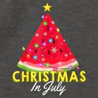 Christmas In July Watermelon Xmas Tree Summer M Tank Top Vector Backpack