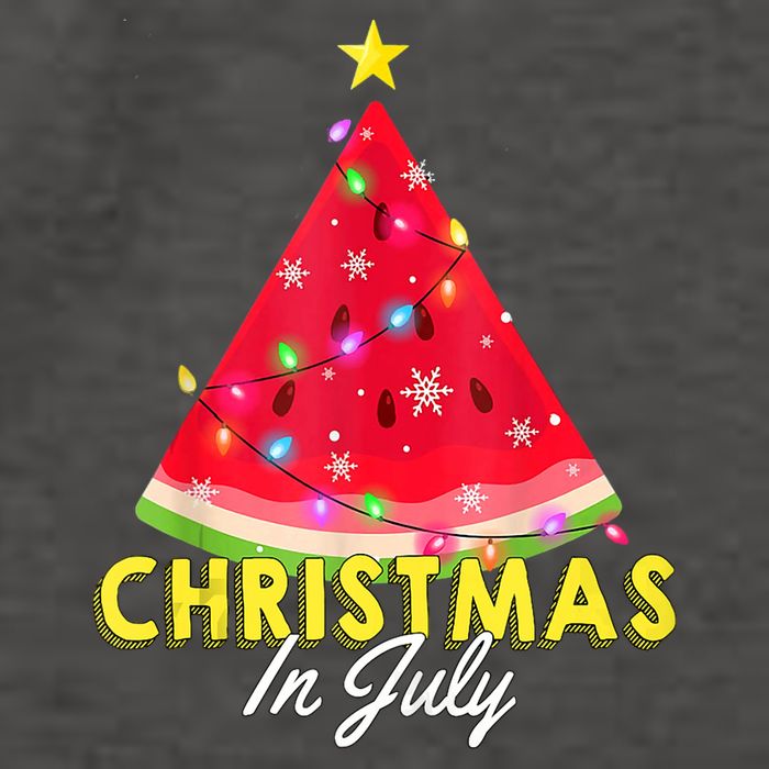 Christmas In July Watermelon Xmas Tree Summer M Tank Top Vector Backpack