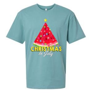 Christmas In July Watermelon Xmas Tree Summer M Tank Top Sueded Cloud Jersey T-Shirt