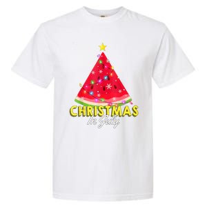 Christmas In July Watermelon Xmas Tree Summer M Tank Top Garment-Dyed Heavyweight T-Shirt