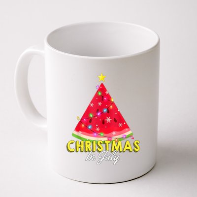 Christmas In July Watermelon Xmas Tree Summer M Tank Top Coffee Mug