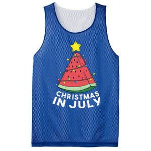 Christmas In July Summer Watermelon Xmas Tree Mesh Reversible Basketball Jersey Tank