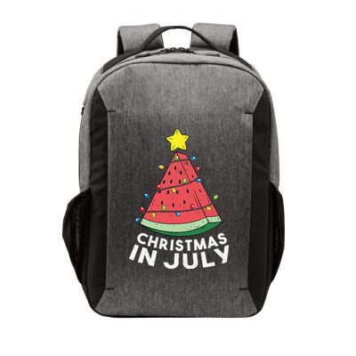Christmas In July Summer Watermelon Xmas Tree Vector Backpack