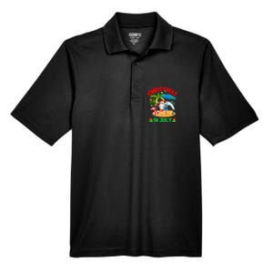 Christmas In July Funny Summer Xmas Men's Origin Performance Pique Polo