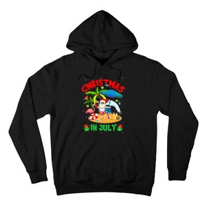 Christmas In July Funny Summer Xmas Hoodie