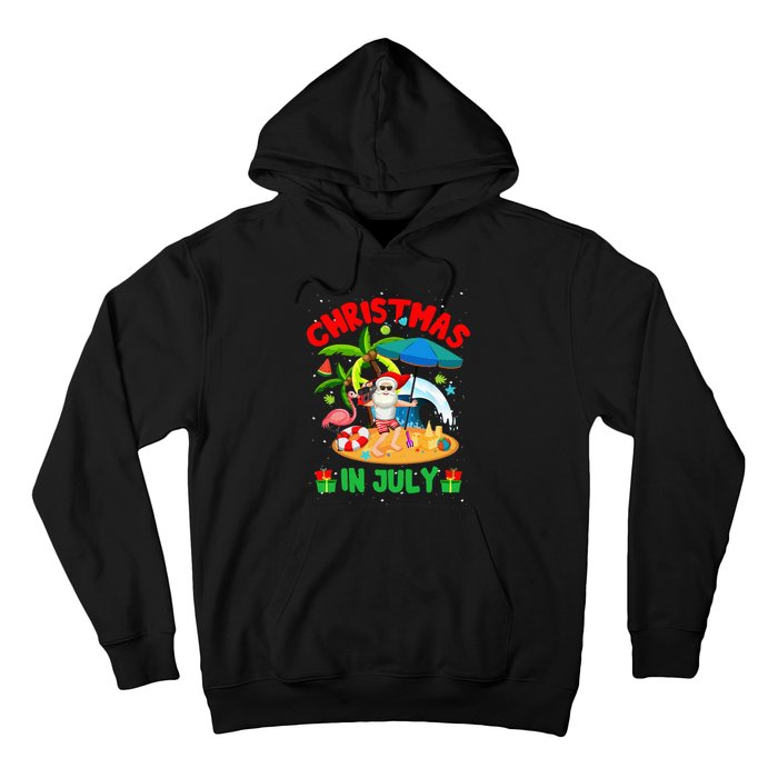 Christmas In July Funny Summer Xmas Hoodie