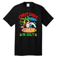 Christmas In July Funny Summer Xmas Tall T-Shirt