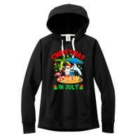 Christmas In July Funny Summer Xmas Women's Fleece Hoodie