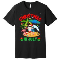 Christmas In July Funny Summer Xmas Premium T-Shirt