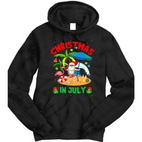 Christmas In July Funny Summer Xmas Tie Dye Hoodie