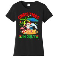 Christmas In July Funny Summer Xmas Women's T-Shirt